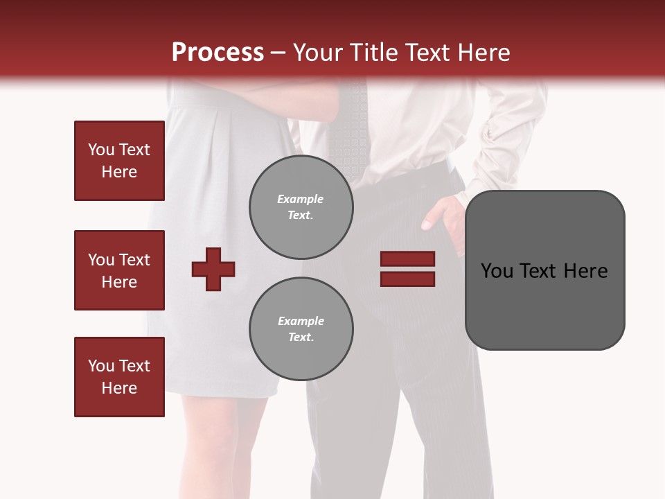 Portrait Team Four PowerPoint Template
