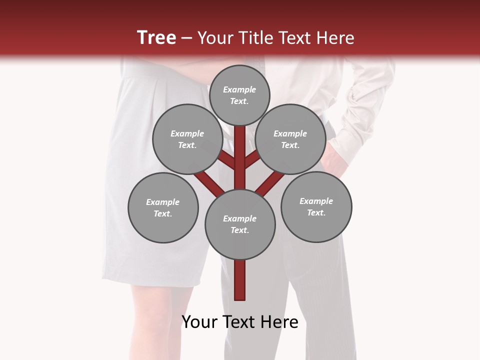 Portrait Team Four PowerPoint Template