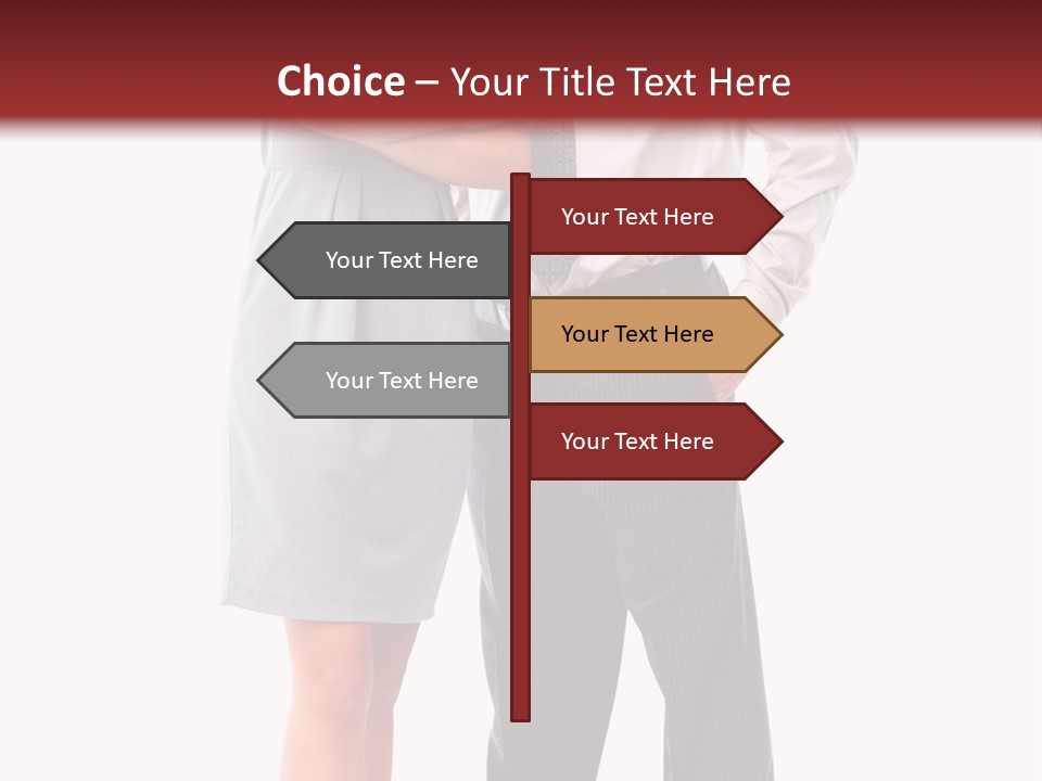 Portrait Team Four PowerPoint Template