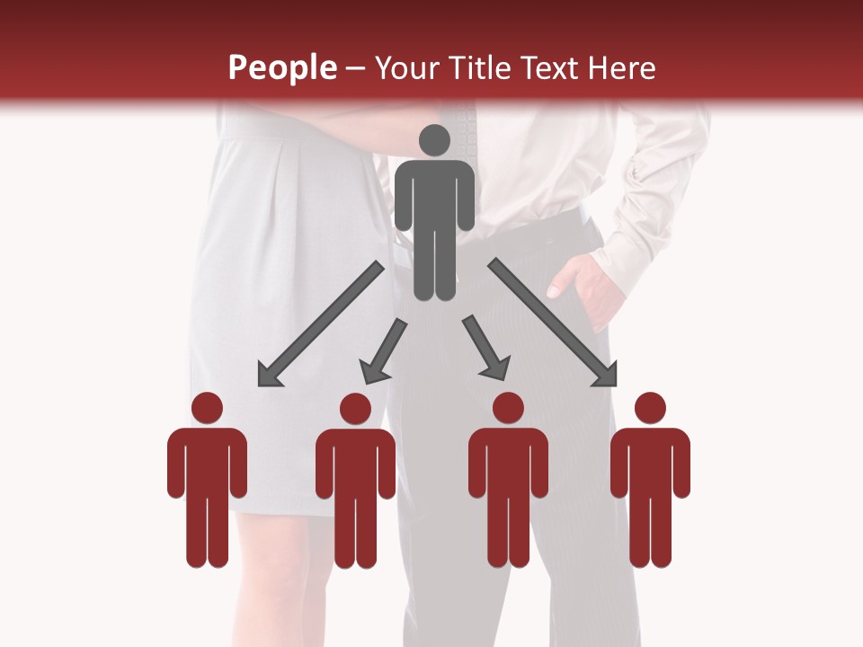 Portrait Team Four PowerPoint Template