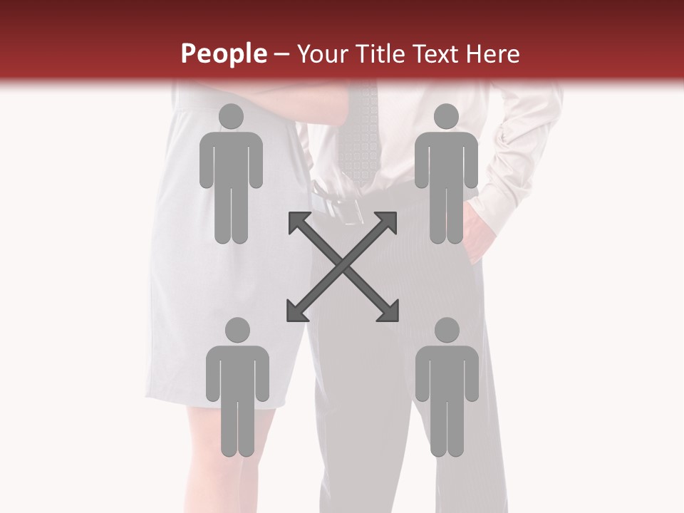 Portrait Team Four PowerPoint Template