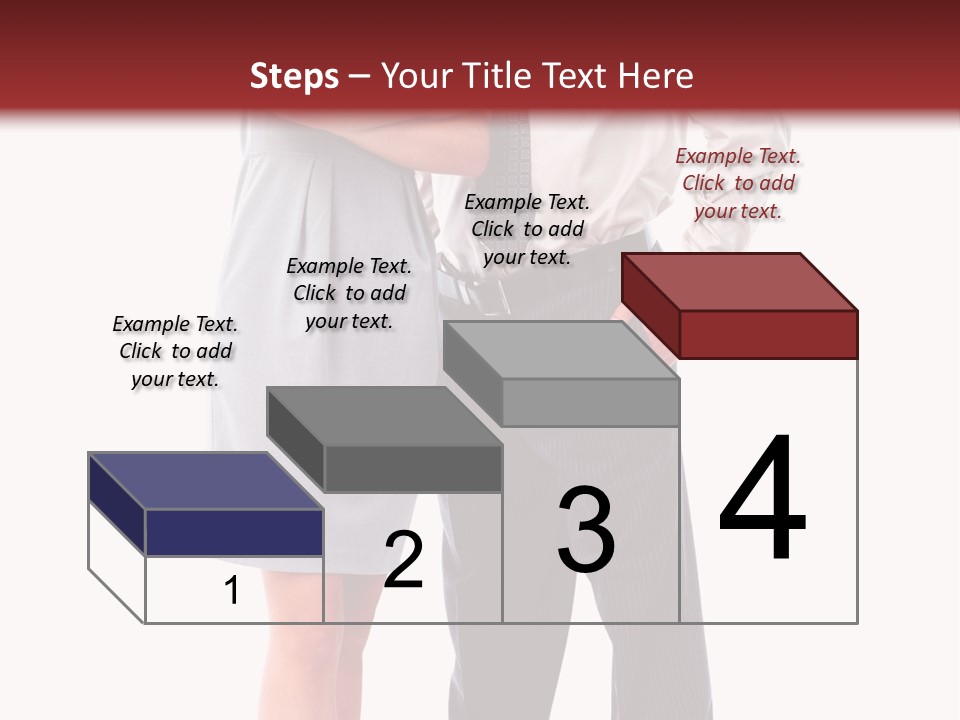 Portrait Team Four PowerPoint Template