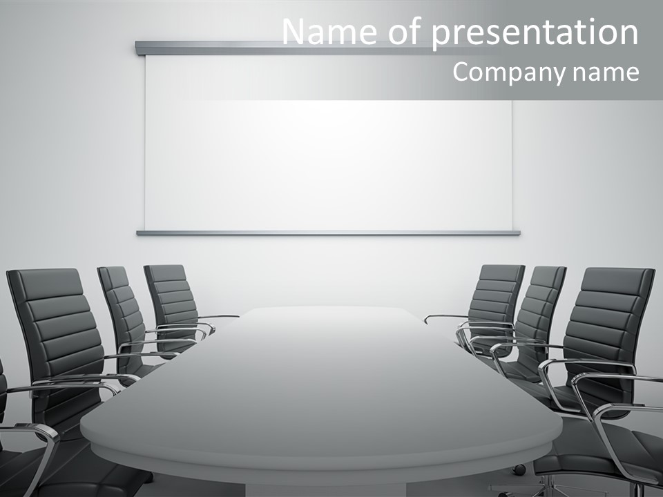 Executive Architecture Blue PowerPoint Template