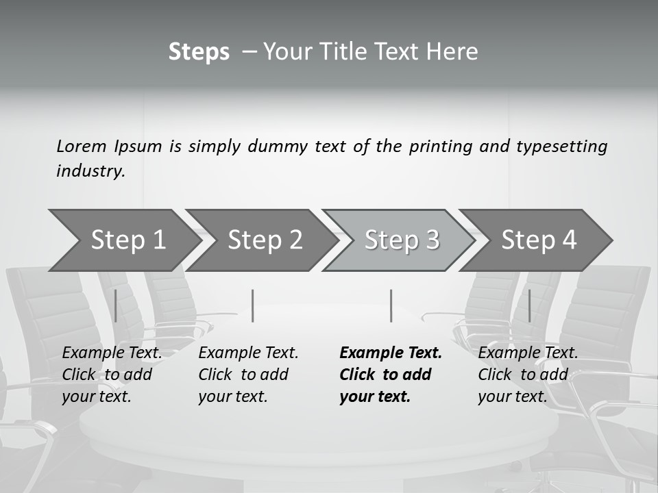 Executive Architecture Blue PowerPoint Template