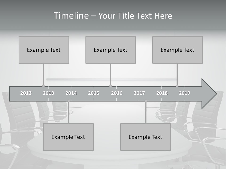 Executive Architecture Blue PowerPoint Template