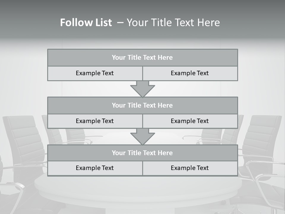 Executive Architecture Blue PowerPoint Template
