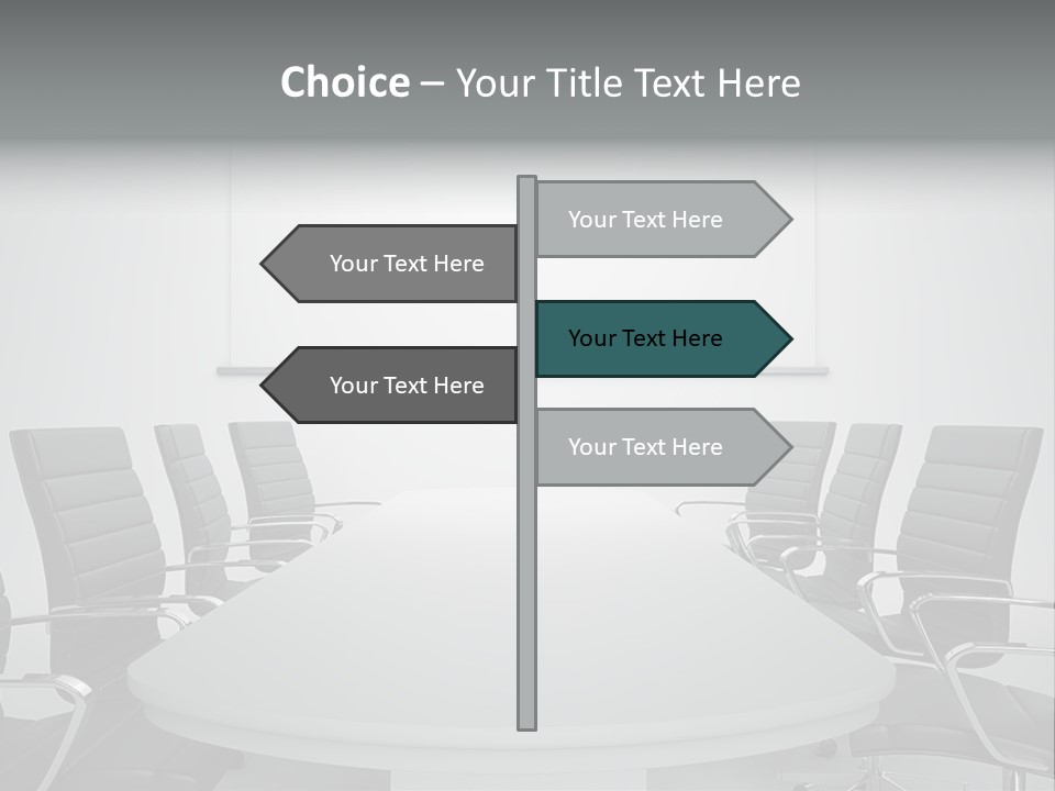 Executive Architecture Blue PowerPoint Template