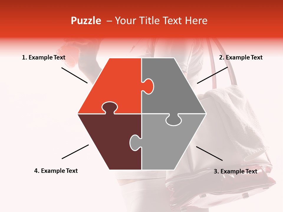 Physical Activity Sports Bag Gym PowerPoint Template