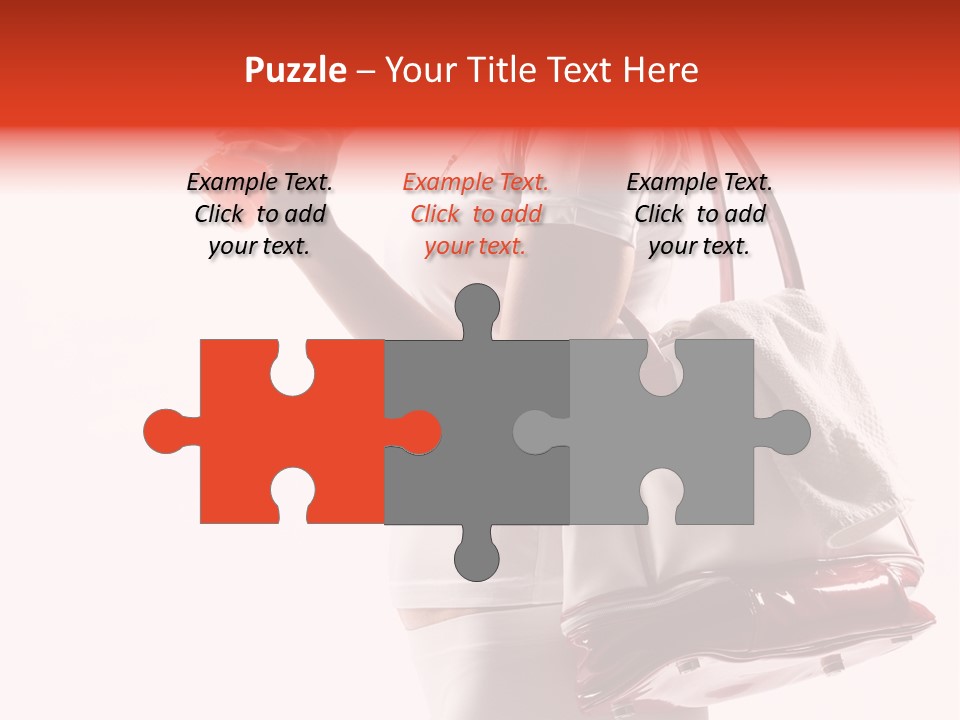 Physical Activity Sports Bag Gym PowerPoint Template