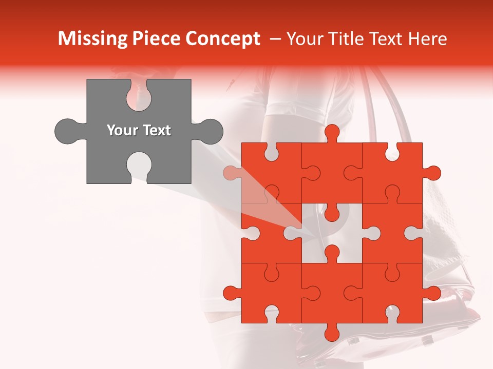 Physical Activity Sports Bag Gym PowerPoint Template