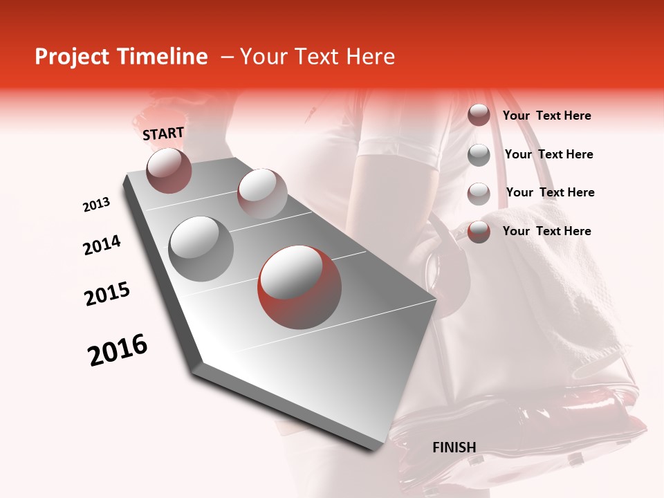 Physical Activity Sports Bag Gym PowerPoint Template