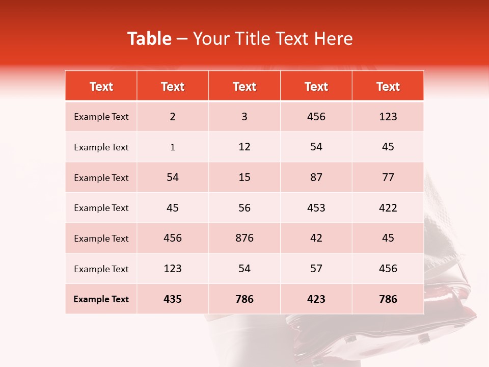 Physical Activity Sports Bag Gym PowerPoint Template