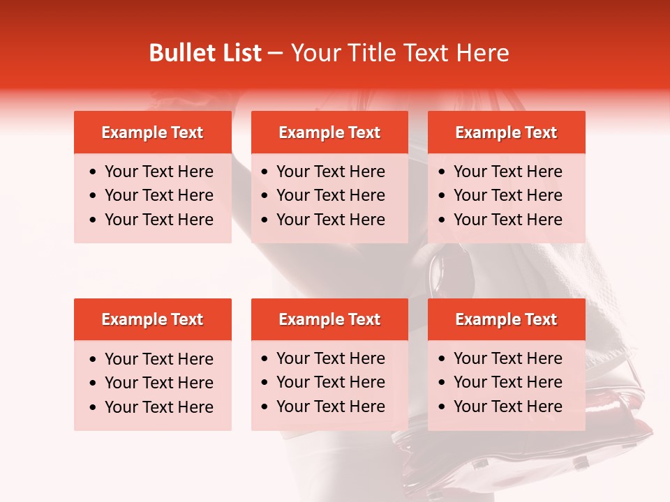 Physical Activity Sports Bag Gym PowerPoint Template