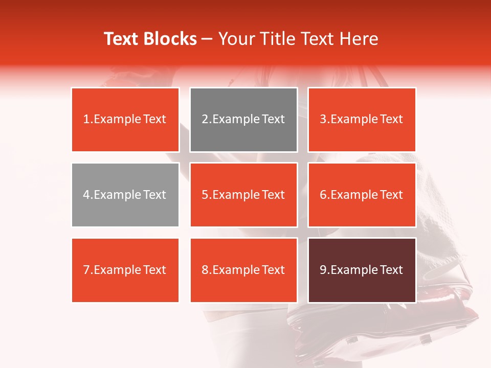 Physical Activity Sports Bag Gym PowerPoint Template