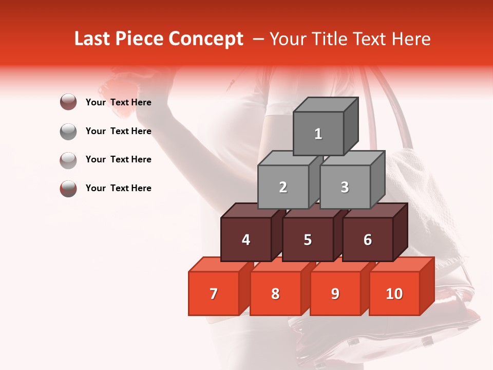 Physical Activity Sports Bag Gym PowerPoint Template