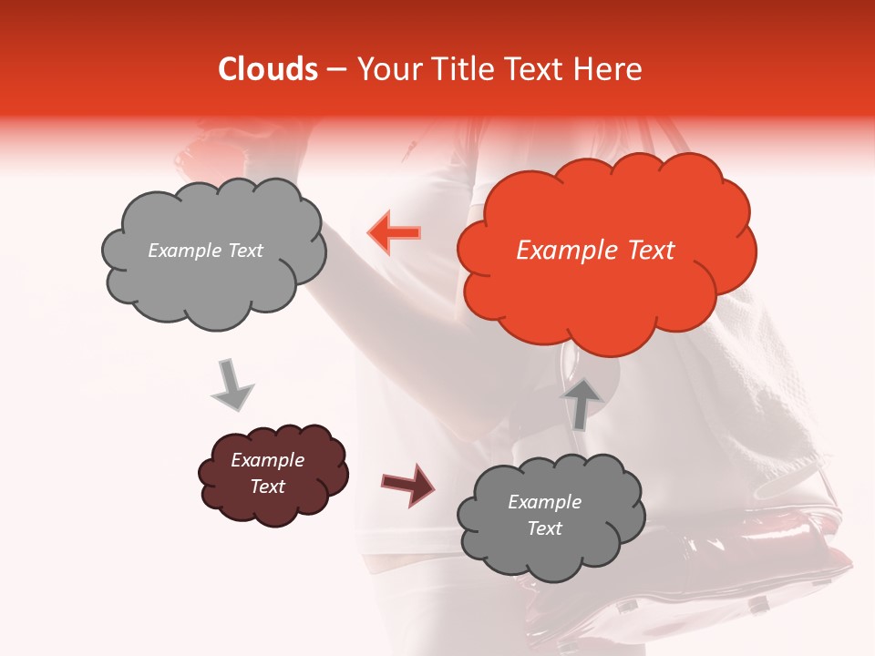 Physical Activity Sports Bag Gym PowerPoint Template