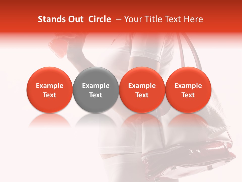 Physical Activity Sports Bag Gym PowerPoint Template