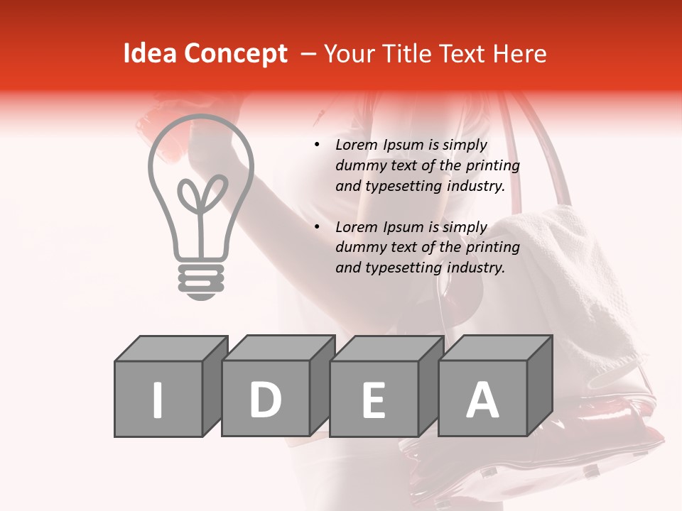 Physical Activity Sports Bag Gym PowerPoint Template