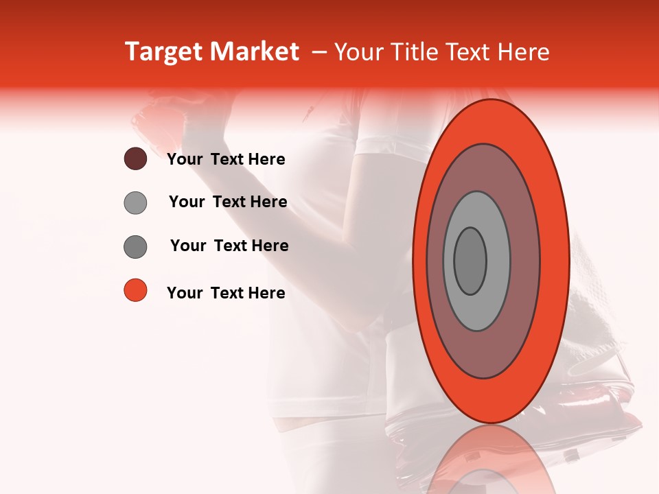 Physical Activity Sports Bag Gym PowerPoint Template