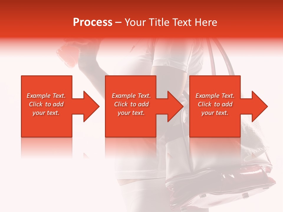 Physical Activity Sports Bag Gym PowerPoint Template