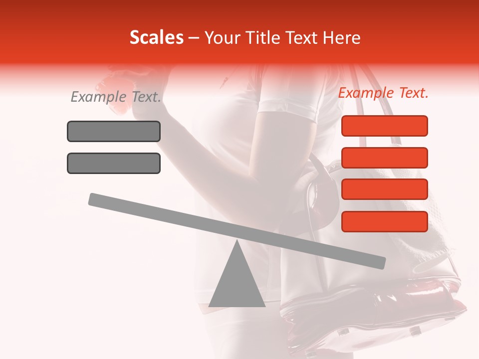 Physical Activity Sports Bag Gym PowerPoint Template