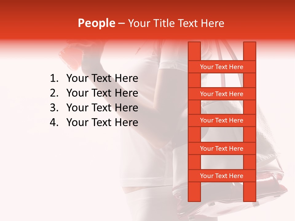 Physical Activity Sports Bag Gym PowerPoint Template