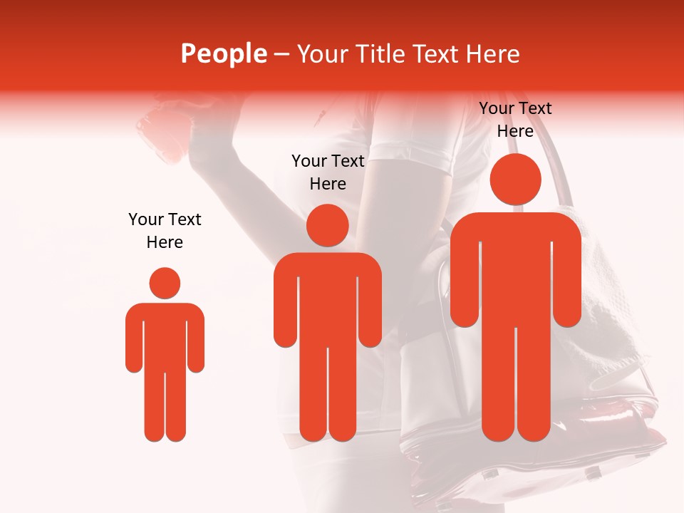 Physical Activity Sports Bag Gym PowerPoint Template