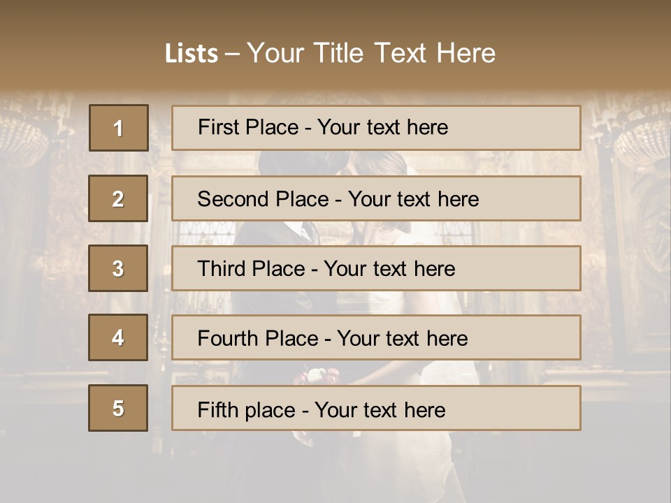 Love Girl Bride PowerPoint Template