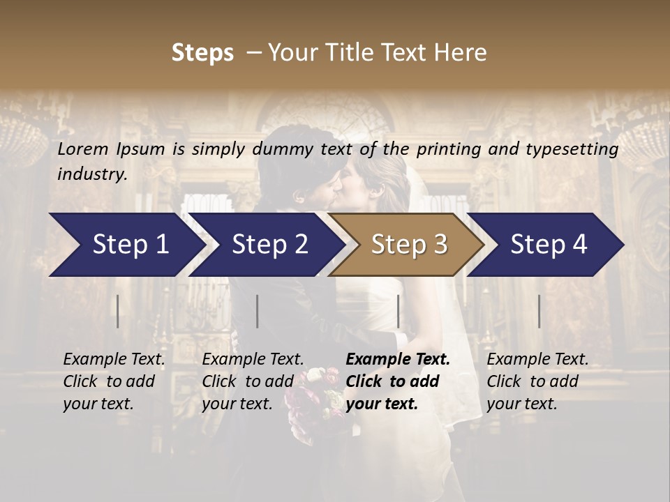 Love Girl Bride PowerPoint Template