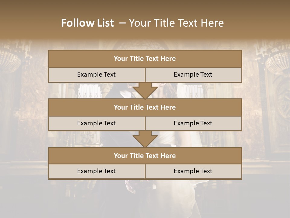 Love Girl Bride PowerPoint Template