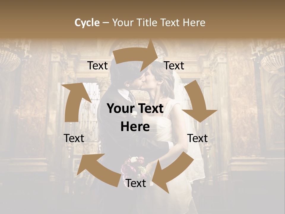 Love Girl Bride PowerPoint Template