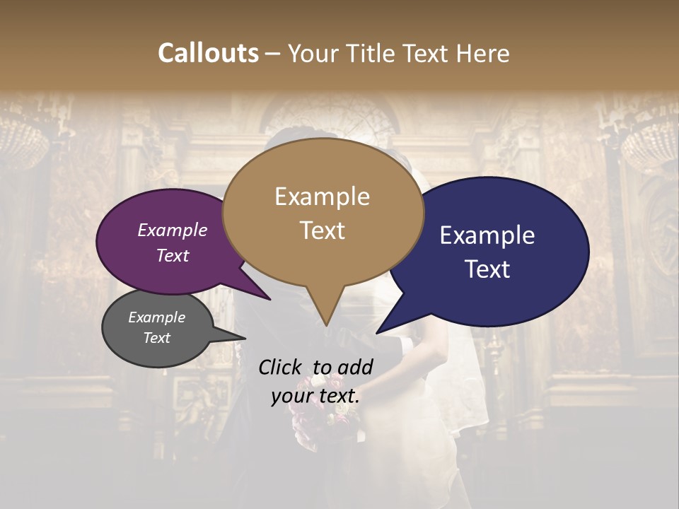 Love Girl Bride PowerPoint Template