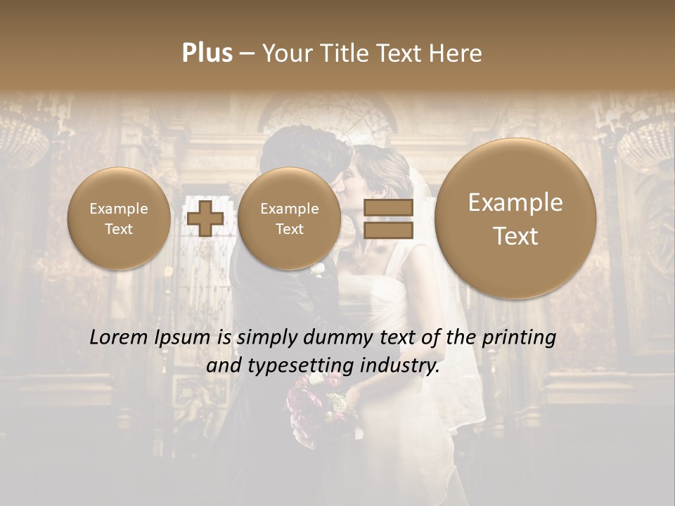 Love Girl Bride PowerPoint Template