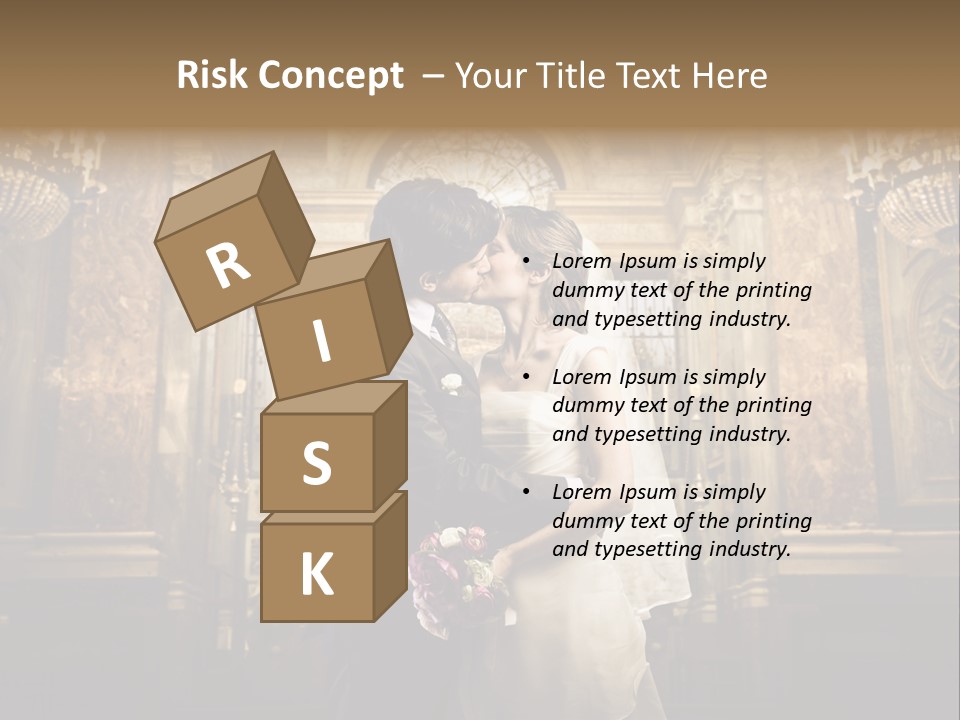 Love Girl Bride PowerPoint Template