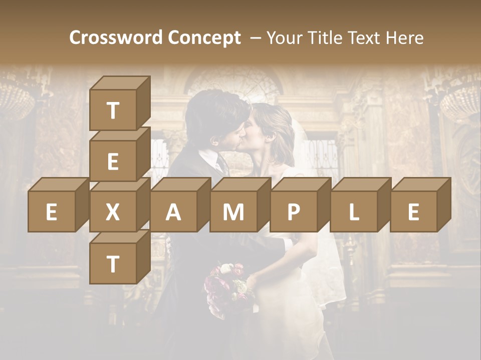 Love Girl Bride PowerPoint Template
