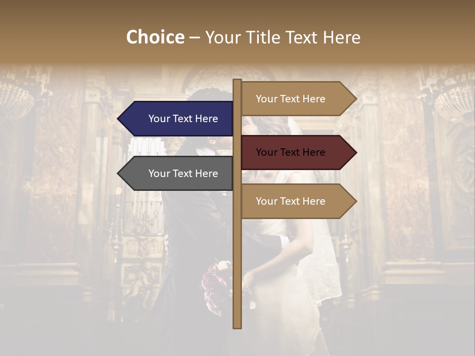 Love Girl Bride PowerPoint Template