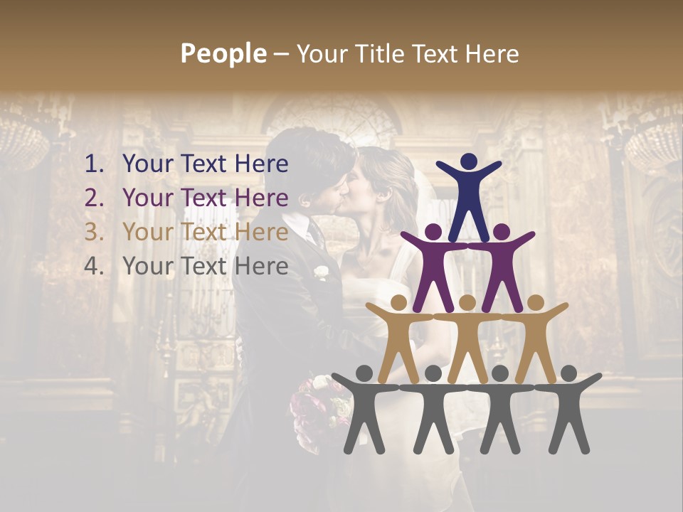 Love Girl Bride PowerPoint Template