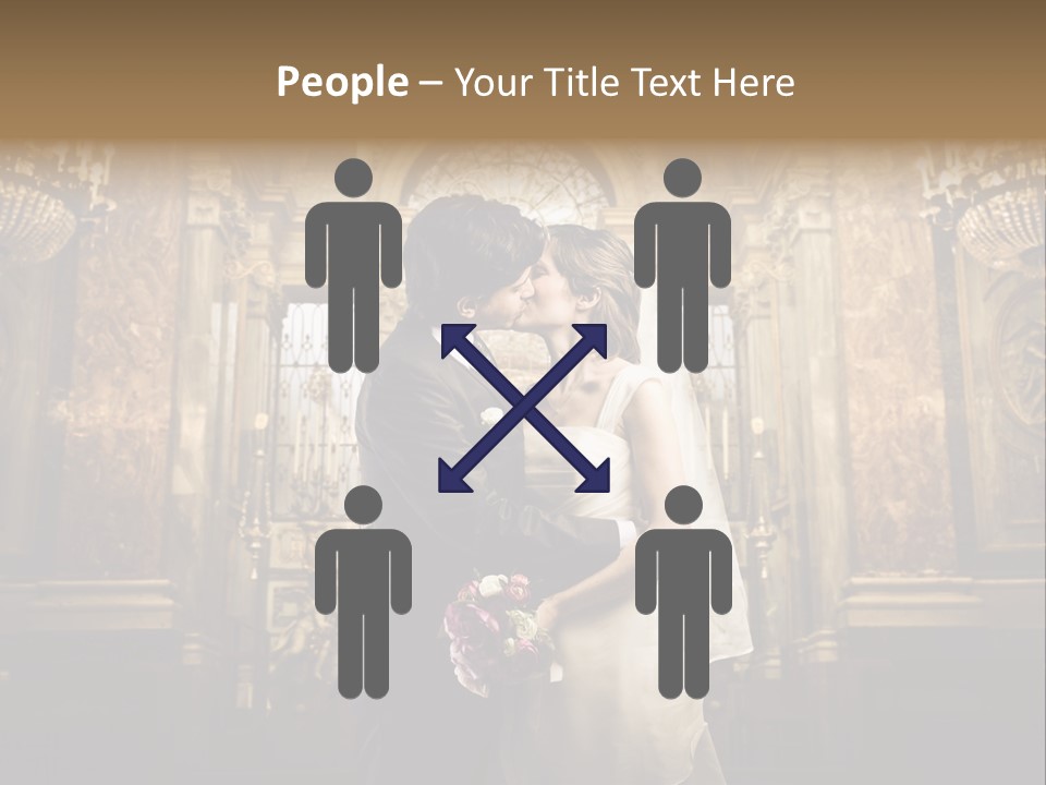 Love Girl Bride PowerPoint Template