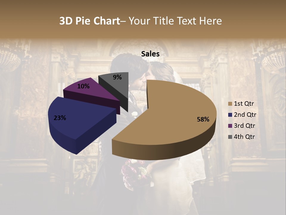 Love Girl Bride PowerPoint Template