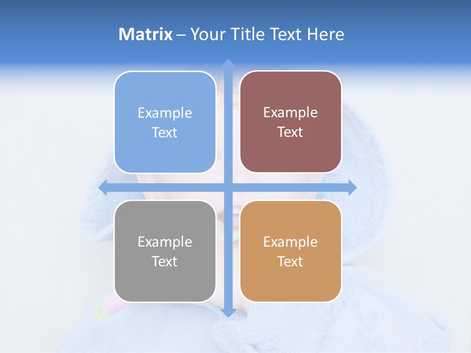 Health Mouth Boy PowerPoint Template
