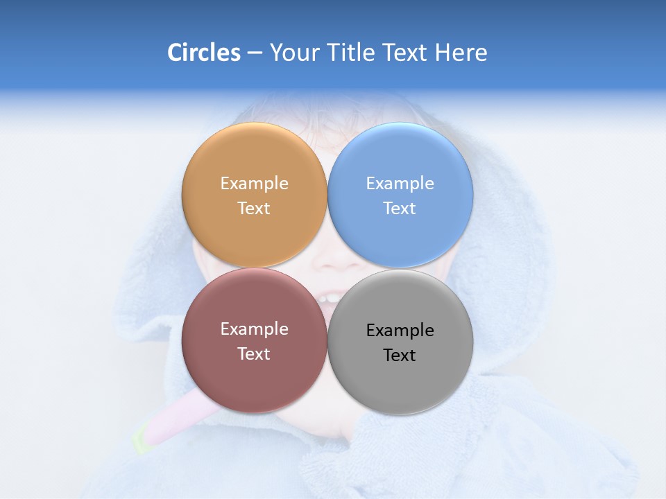 Health Mouth Boy PowerPoint Template