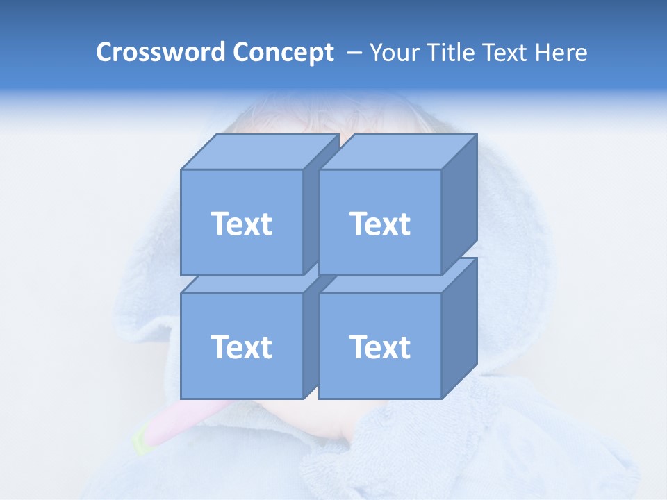 Health Mouth Boy PowerPoint Template