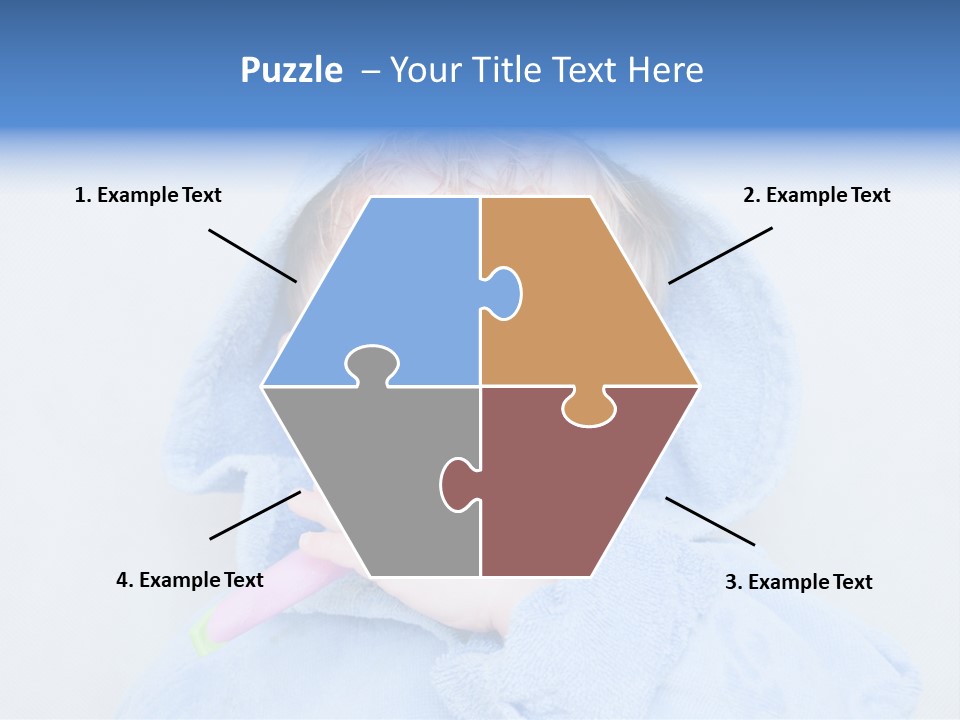 Health Mouth Boy PowerPoint Template