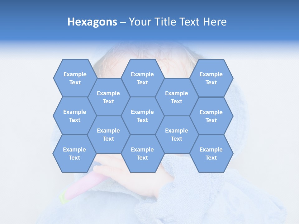 Health Mouth Boy PowerPoint Template