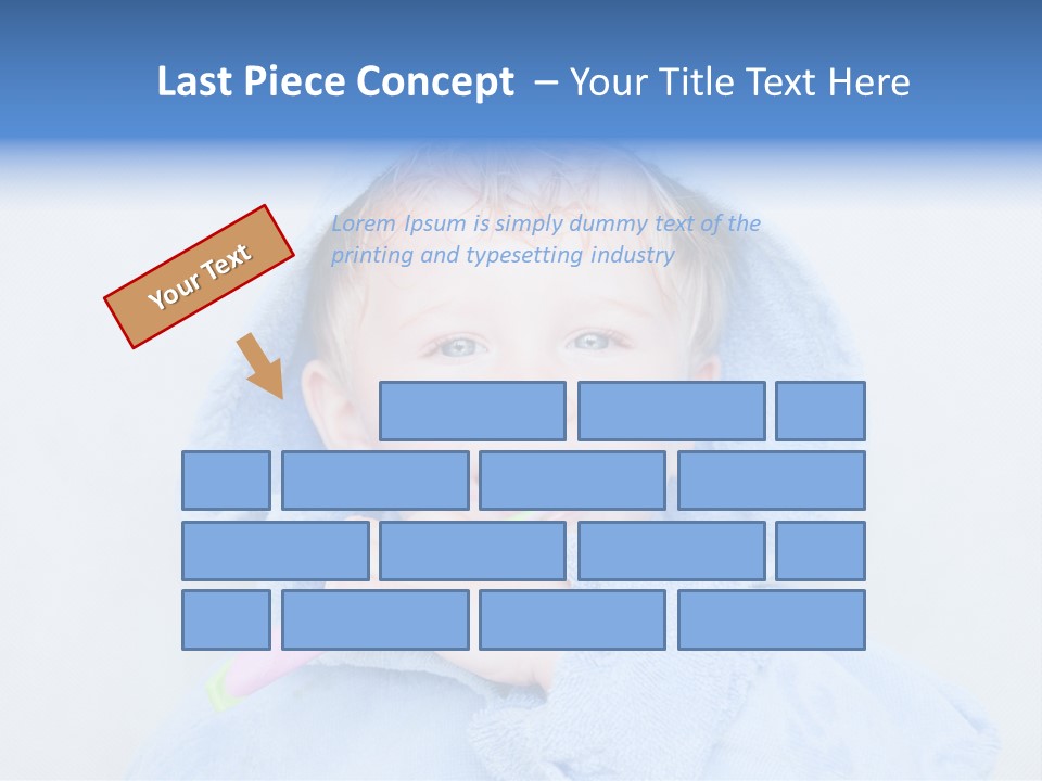 Health Mouth Boy PowerPoint Template