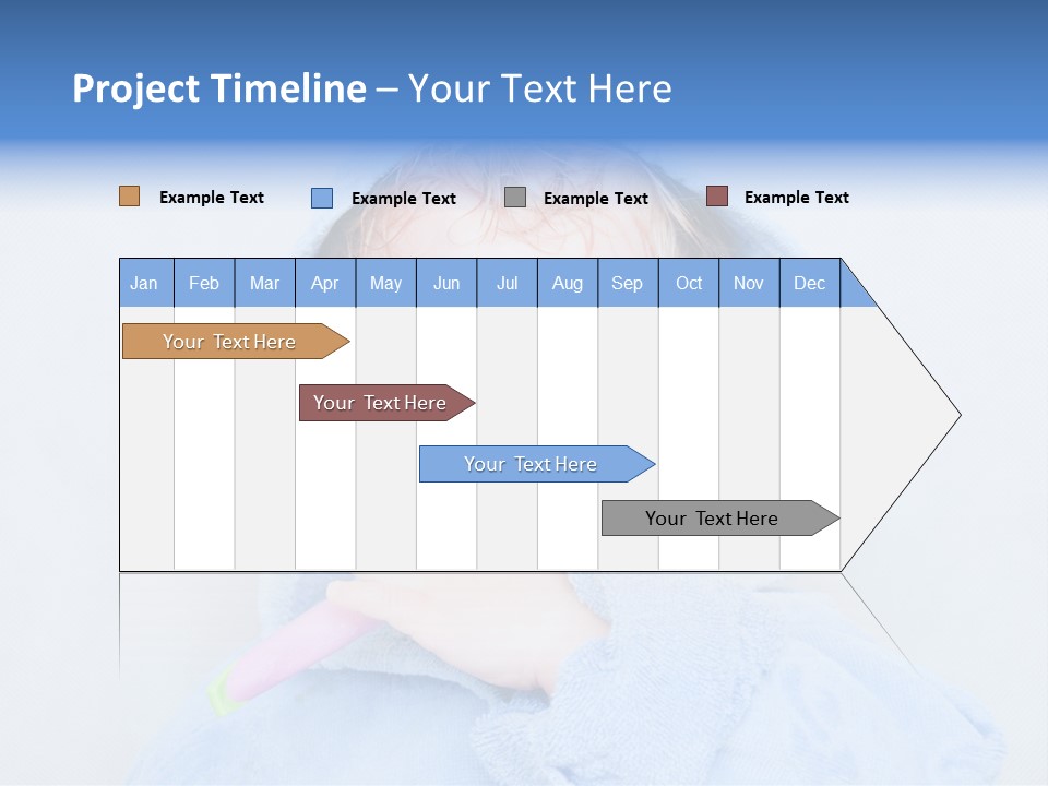 Health Mouth Boy PowerPoint Template