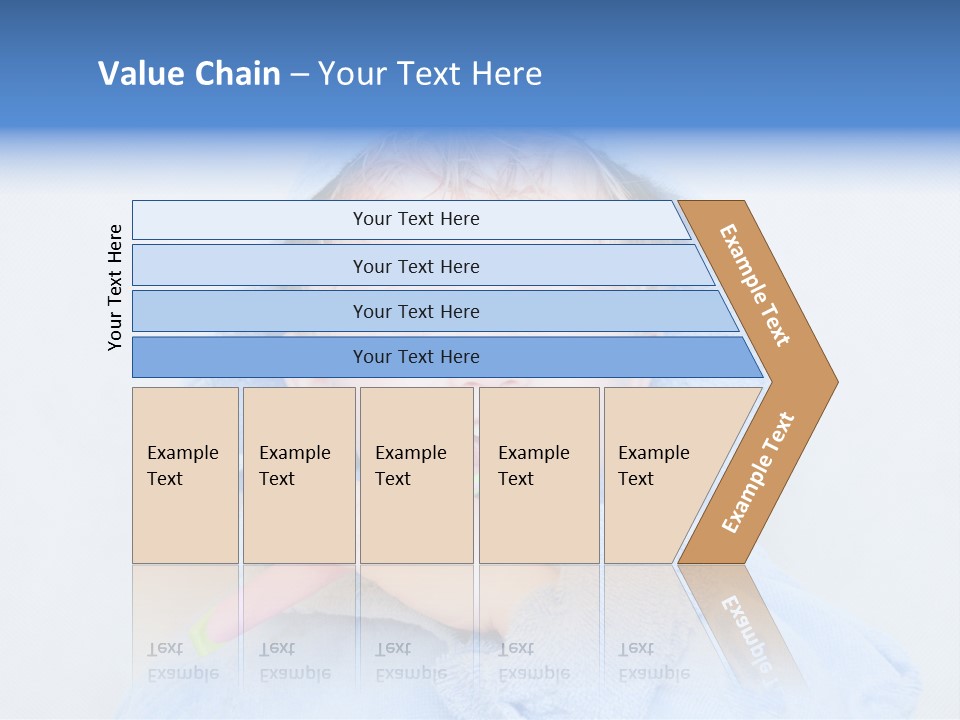 Health Mouth Boy PowerPoint Template