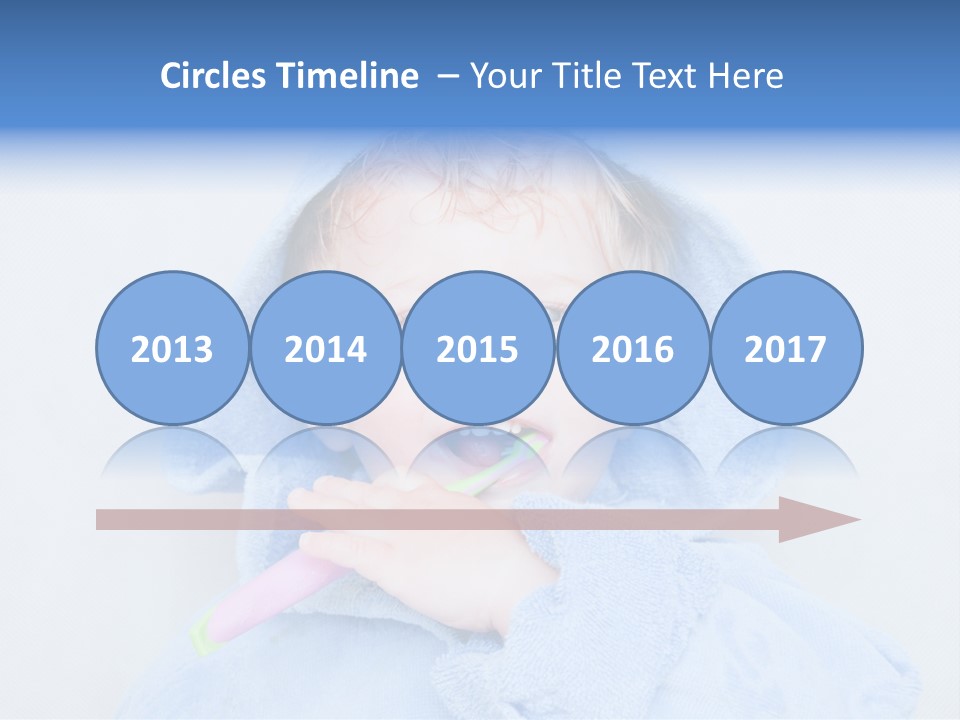 Health Mouth Boy PowerPoint Template