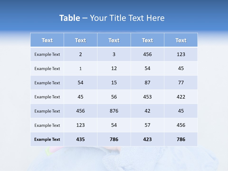 Health Mouth Boy PowerPoint Template