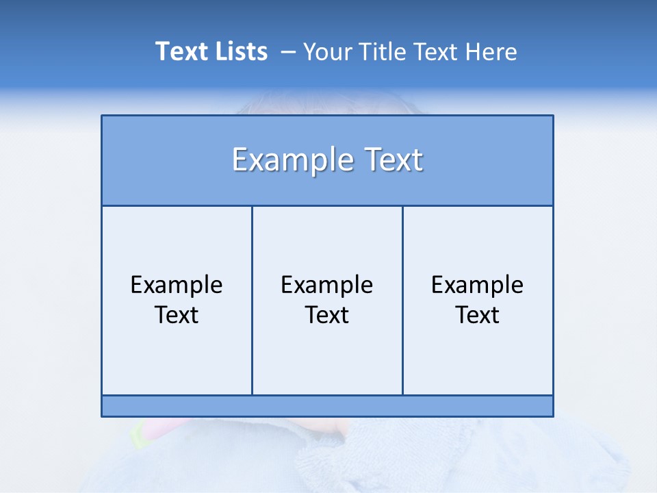 Health Mouth Boy PowerPoint Template